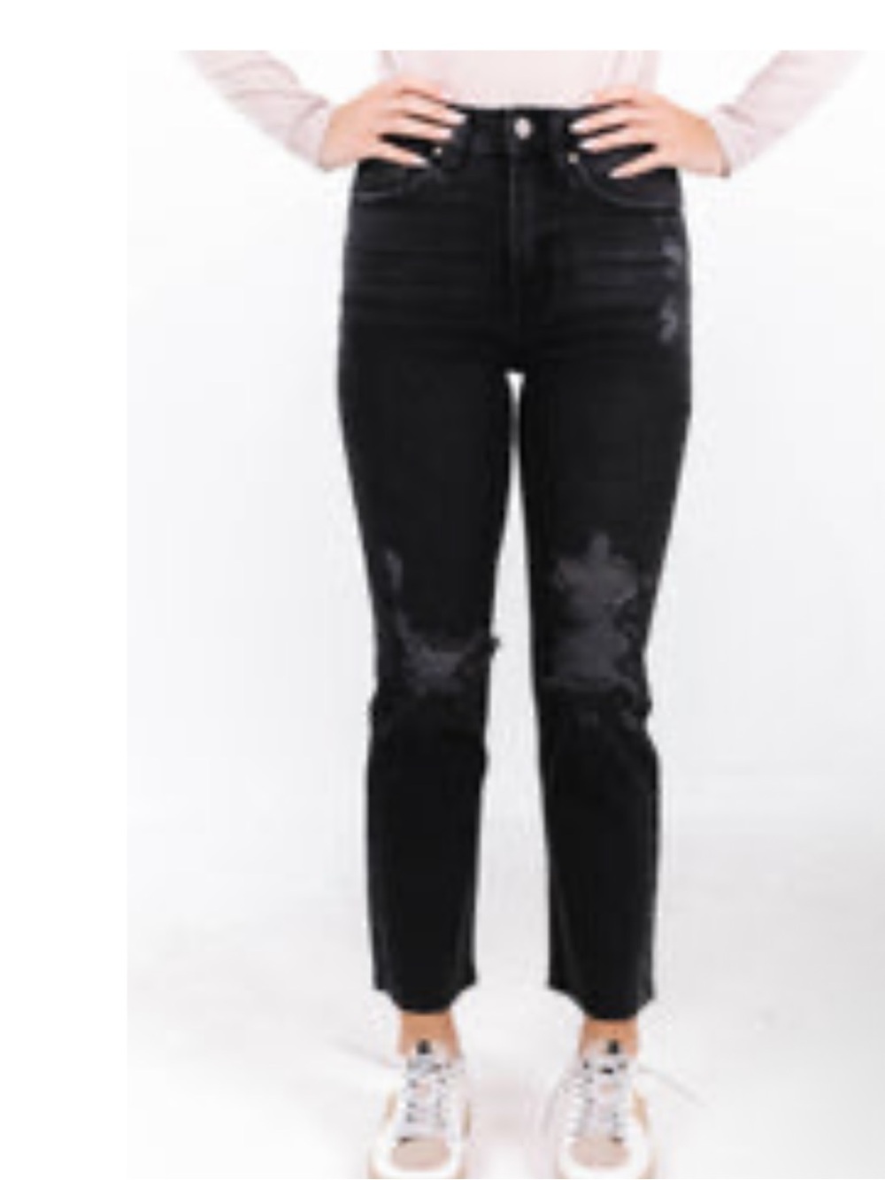The Impeccable Pig High-Rise Distressed Women's Jeans - Classic Fit NWT